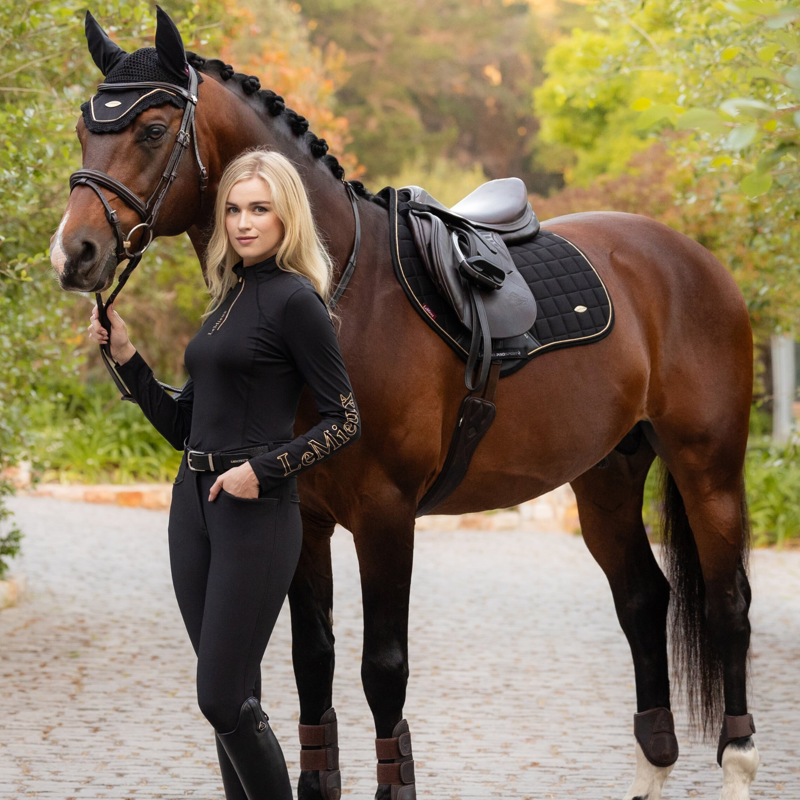 LeMieux Allegro Close Contact Square in Black-1